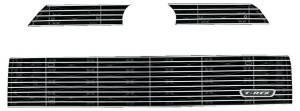 21949 | T-Rex Billet Series Grille | Horizontal | Aluminum | Polished | 3 Pc | Overlay