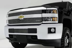 T-Rex Billet - 25122 | T-Rex Billet Series Bumper Grille | Horizontal | Aluminum | Polished | 1 Pc | Overlay - Image 4