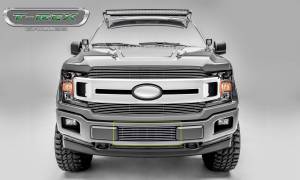 T-Rex Billet - 25571 | T-Rex Billet Series Bumper Grille | Horizontal | Aluminum | Polished | 1 Pc | Overlay - Image 2