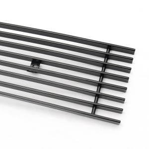 T-Rex Billet - 25571B | T-Rex Billet Series Bumper Grille | Horizontal | Aluminum | Black | 1 Pc | Overlay - Image 2