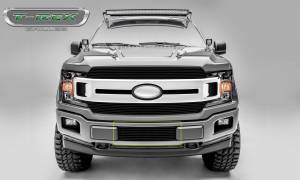 T-Rex Billet - 25571B | T-Rex Billet Series Bumper Grille | Horizontal | Aluminum | Black | 1 Pc | Overlay - Image 6