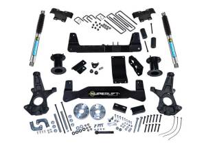 K162B | Superlift 6.5 Inch Suspension Lift Kit with Bilstein Shocks (2007-2013 Silverado, Sierra 1500 4WD)