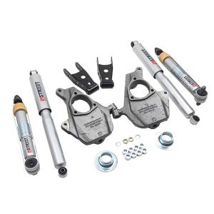 1010SP | Belltech 2 Inch Front / 2 or 3 Inch Rear Complete Lowering Kit with Street Performance Shocks (2014-2018 Silverado/Sierra 1500 2WD/4WD)