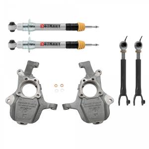 1034 | Belltech 2 Inch Front / 1 to 3 Inch Rear Complete Lowering Kit with Street Performance Struts & Shocks (2021-2024 Suburban, Yukon XL 2WD/4WD)