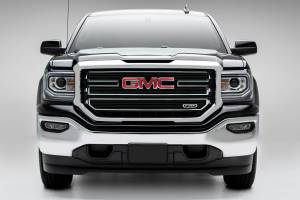 T-Rex Billet - 6212131 | T-Rex Laser Billet Series Grille | Horizontal | Aluminum | Black | 3 Pc | Overlay - Image 4