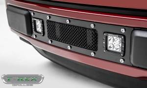 T-Rex Billet - 6325791 | T-Rex Torch Series LED Light Grille | Small Mesh | Mild Steel | Black | Chrome Studs | 1 Pc | Replacement: Incl. 3 in. LED Cube Light - Image 3