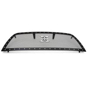 6714521 | T-Rex X-Metal Series Studded Mesh Grille | Small Mesh | Mild Steel | Black | Chrome Studs | 1 Pc | Replacement