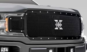 T-Rex Billet - 6715711 | T-Rex X-Metal Series Studded Mesh Grille | Small Mesh | Mild Steel | Black | Chrome Studs | 1 Pc | Replacement - Image 4