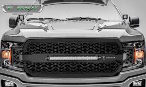 T-Rex Billet - Z315711 | T-Rex ZROADZ Series LED Light Grille | Laser Cut Pattern | Mild Steel | Black | 1 Pc | Replacement | Incl. 20 in. LED - Image 8