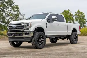 Rough Country - RCF1596CCA | Rough Country Cab Length Nerf Steps (2015-2024 F150 2WD/4WD | 2017-2024 F250, F350 Super Duty 2WD/4WD | Crew Cab) - Image 2