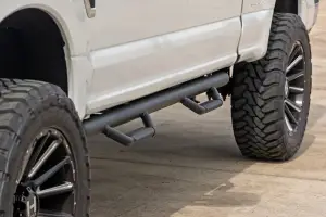 RCF1596CCA | Rough Country Cab Length Nerf Steps (2015-2024 F150 2WD/4WD | 2017-2024 F250, F350 Super Duty 2WD/4WD | Crew Cab)