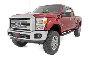 Rough Country - 41011 | Rough Country BA2 Running Board Side Step Bars (1999-2016 F250, F350 Super Duty 2WD/4WD | Crew Cab) - Image 5