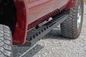 41011 | Rough Country BA2 Running Board Side Step Bars (1999-2016 F250, F350 Super Duty 2WD/4WD | Crew Cab)