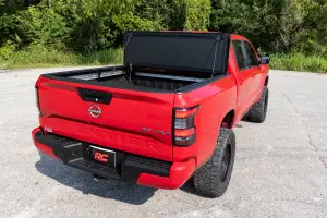 Rough Country - 49520501 | Rough Country Hard Tri Fold Flip Up Bed Cover (2005-2021 Frontier 2WD/4WD | 5' Bed) - Image 11
