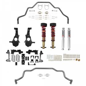 Belltech - 1040HK | Belltech 2 to 4 Inch Front / 6 Inch Rear Complete Lowering Kit with Height Adjustable Coilovers & Front Sway Bar (2019-2023 Silverado/Sierra 1500 2WD) - Image 1