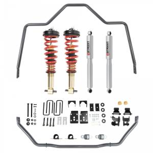 1050HK | Belltech 1 to 3.5 Inch Front / 4.5 Inch Rear Complete Lowering Kit with Height Adjustable Coilovers & Sway Bars (2021-2023 F150 2WD)