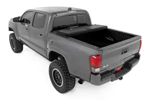 Rough Country - 49420600 | Rough Country Hard Tri Fold Flip Up Bed Cover (2016-2023 Tacoma 2WD/4WD | 6' Bed) - Image 5