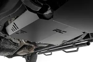 Rough Country - 75007 | Rough Country Catalytic Converter Shield Anti-Theft/Skid Plate For Toyota Tundra (2022-2024) | NOT Fit TRD Pro/i-FORCE MAX, ONLY Fit Models With 0-3.5" Lift - Image 4