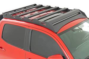 Rough Country - 73107 | Rough Country Roof Rack For Double Cab Toyota Tacoma 2WD/4WD | 2005-2023 | With Front Facing LED Lights - Image 2