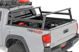 73109 | Rough Country Full Height Aluminum Bed Rack (2005-2023 Tacoma 2WD/4WD | 5' Bed)