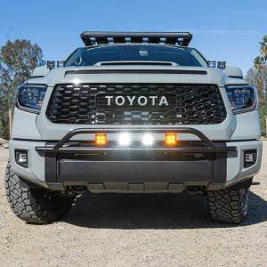 ZROADZ - Z329661-KITAW | ZROADZ Front Bumper LED Kit with (2) 3 Inch Amber and (2) White ZROADZ LED Pod Lights (2014-2021 Tundra) - Image 16