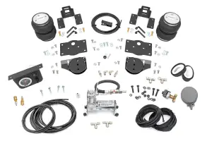 10035C | Rough Country Air Spring Spacers Kit For Ram 1500 4WD | 2019-2023 | Stock Height, With Onboard Air Compressor