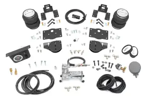 10035C | Rough Country Air Spring Spacers Kit For Ram 1500 4WD | 2019-2025 | Stock Height, With Onboard Air Compressor
