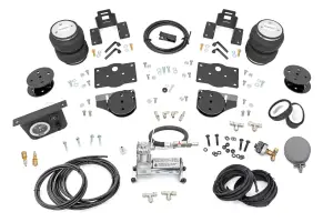 100354C | Rough Country Air Spring Spacers Kit For Ram 1500 4WD | 2019-2023 | With 4 Inch Lift, With Onboard Air Compressor