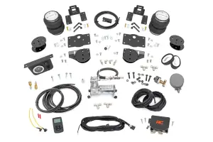 100354WC | Rough Country Air Spring Spacers Kit For Ram 1500 4WD | 2019-2023 | With 4 Inch Lift, With Onboard Air Compressor & Wireless Remote