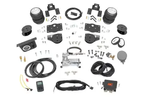 100354WC | Rough Country Air Spring Spacers Kit For Ram 1500 4WD | 2019-2025 | With 4 Inch Lift, With Onboard Air Compressor & Wireless Remote