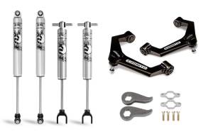 Cognito Motorsports - 110-P0928  | Cognito 3-Inch Performance Leveling Kit with Fox PS 2.0 IFP Shocks (2011-2019  Silverado, Sierra 2500 HD, 3500HD 2WD/4WD) - Image 1