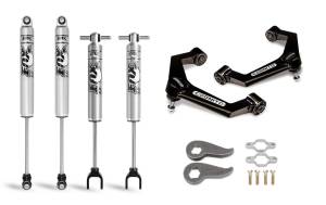 110-P0928  | Cognito 3 Inch Performance Leveling Kit with Fox PS 2.0 IFP Shocks (2011-2019  Silverado, Sierra 2500 HD, 3500HD 2WD/4WD)