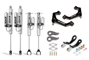 110-P0926 | Cognito 3 Inch Premier Leveling Kit with Fox PSRR 2.0 Shocks (2011-2019 Silverado, Sierra 2500 HD, 3500 HD 2WD/4WD)
