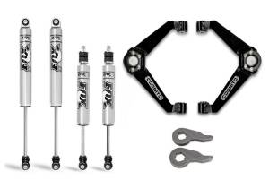110-P0753 | Cognito 3 Inch Performance Leveling Kit With Fox PS 2.0 IFP Shocks(2001-1200 Silverado, Sierra 2500 HD, 3500 HD 2WD/4WD)