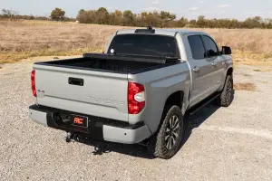 Rough Country - 49414551 | Rough Country Hard Tri-Fold Flip Up Tonneau Bed Cover For Toyota Tundra | 2007-2021 | 5' 7" Bed - Image 7
