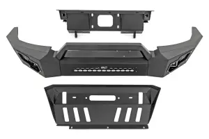 Rough Country - 10811 | Rough Country Front Bumper With Black Series LED Cube Lights For Toyota Tacoma | 2005-2015 - Image 1