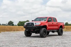 Rough Country - 10811 | Rough Country Front Bumper With Black Series LED Cube Lights For Toyota Tacoma | 2005-2015 - Image 5