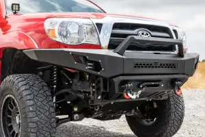 Rough Country - 10811 | Rough Country Front Bumper With Black Series LED Cube Lights For Toyota Tacoma | 2005-2011 - Image 9