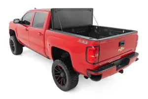 Rough Country - 49119551 | Rough Country Hard Tri-Fold Flip Up Bed Cover (2014-2018 Silverado, Sierra 1500 2WD/4WD | 2014-2019 Silverado, Sierra 2500 HD, 3500 HD 2WD/4WD | 5'9" Bed) - Image 5