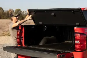 Rough Country - 49119551 | Rough Country Hard Tri-Fold Flip Up Bed Cover (2014-2018 Silverado, Sierra 1500 2WD/4WD | 2014-2019 Silverado, Sierra 2500 HD, 3500 HD 2WD/4WD | 5'9" Bed) - Image 7