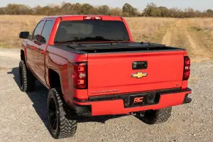 Rough Country - 49119551 | Rough Country Hard Tri-Fold Flip Up Bed Cover (2014-2018 Silverado, Sierra 1500 2WD/4WD | 2014-2019 Silverado, Sierra 2500 HD, 3500 HD 2WD/4WD | 5'9" Bed) - Image 8