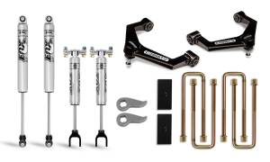 110-P0882 | Cognito 3 Inch Performance Uniball Leveling Lift Kit With Fox PS 2.0 IFP Shocks (2020-2024 Silverado, Sierra 2500 HD, 3500 HD 2WD/4WD)