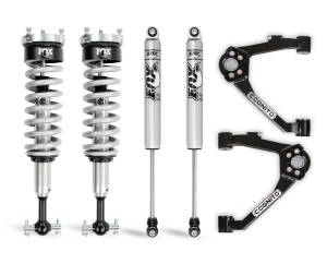 210-P0957 | Cognito 3 Inch Performance Leveling Kit With Fox 2.0 IFP Shocks (2007-2018 Silverado, Sierra 1500 2WD/4WD With OEM Cast Steel Control Arms)