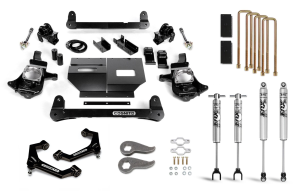 110-P0968 | Cognito 6-Inch Standard Lift Kit with Fox PS 2.0 IFP Shocks (2011-2019 Silverado/Sierra 2500/3500 2WD/4WD)