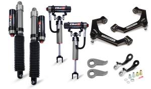 210-P1129 | Cognito 3 Inch Elite Leveling Kit with Elka 2.5 Reservoir shocks (2020-2024 Silverado, Sierra 2500 HD, 3500 HD 2WD/4WD Trucks)