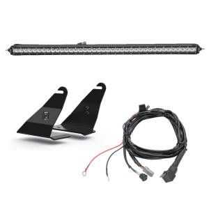 Z335401-KIT | Ford Bronco Front Roof LED KIT, Includes (1) 40 inch ZROADZ LED Straight Single Row Light Bar (2021-2023 Bronco)