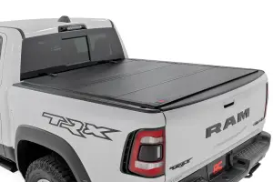 Rough Country - 49514551 | Rough Country Hard Tri-Fold Flip Up Bed Cover | 5'7" | Toyota Tundra (22-24) - Image 2