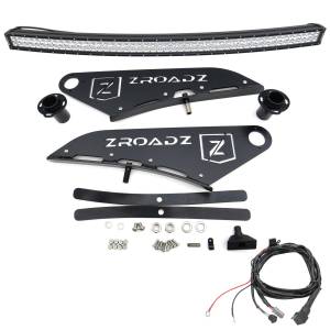 Z335731-KIT-C | ZROADZ Front Roof LED Kit with 50 Inch LED Curved Double Row Light Bar (2015-2023 F150)
