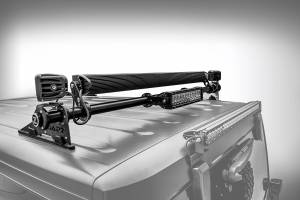 ZROADZ - Z350050-JK-KIT-B | ZROADZ Modular Rack LED Kit w/ (1) 40 Inch (1) 20 Inch Straight Double Row Light Bars, (2) 3 Inch Pod Lights - Image 8