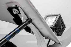 ZROADZ - Z362281-KIT2 | ZROADZ Hood Hinge LED Kit Incl. (2) 3 Inch LED Pod Lights (2019-2022 Sierra 1500) - Image 2